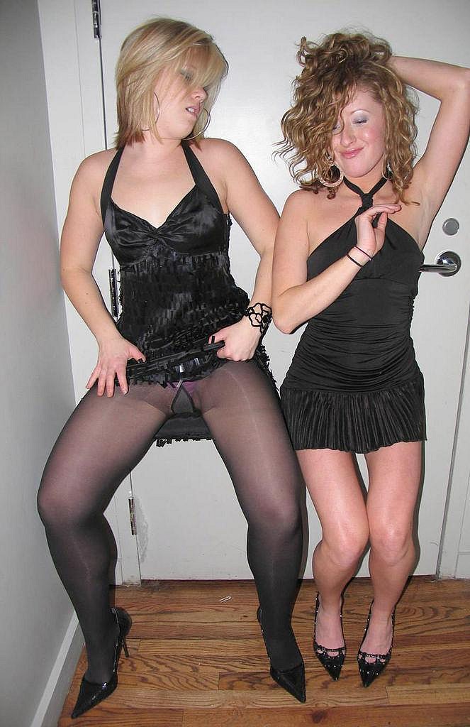 Funny girls in pantyhose from private collections