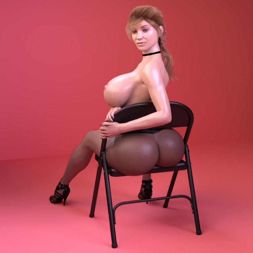 Erotic compilation of 3d models of girls in pantyhose